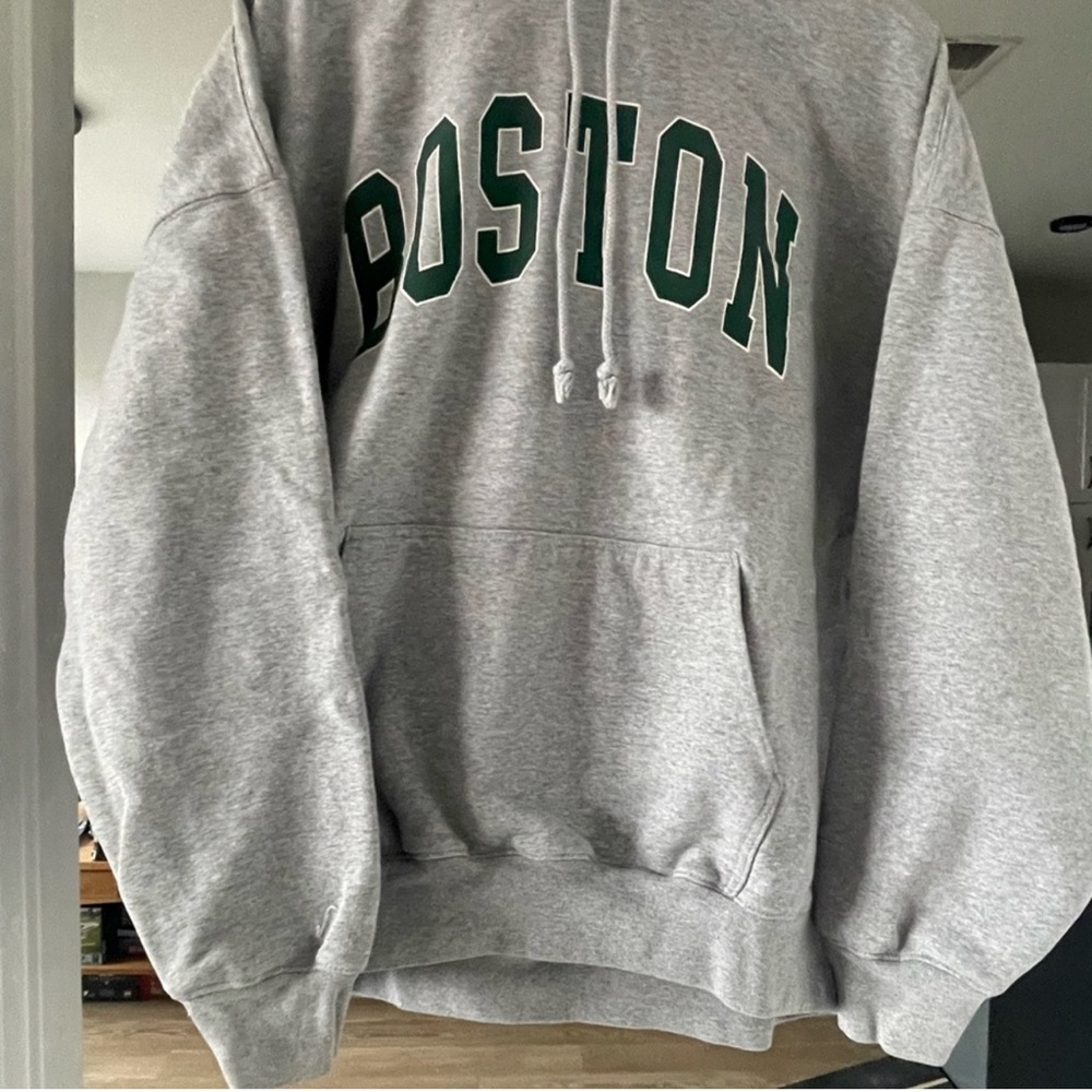 Brandy Melville Boston Gray Hoodie